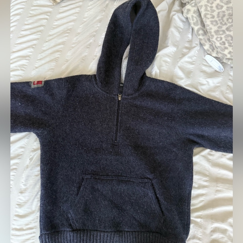 Abercrombie & Fitch Black Zip Up Sweater